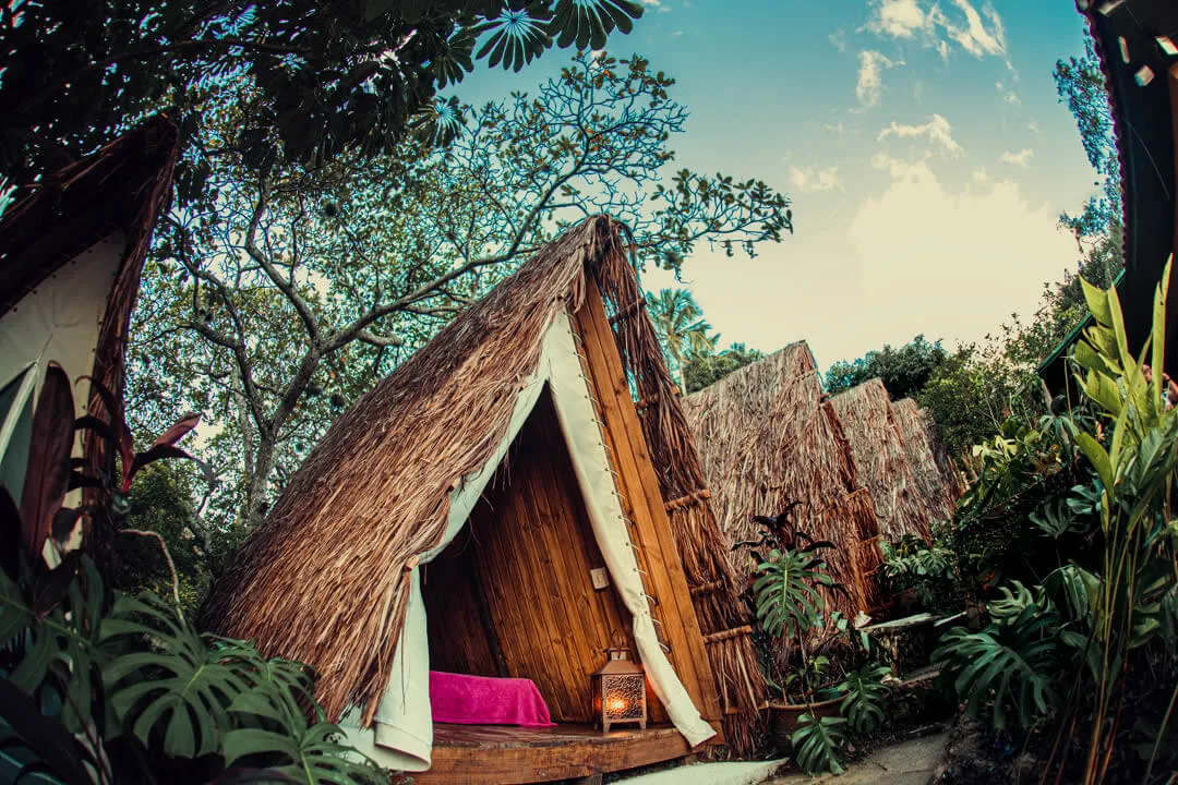 Tipi — acomodação privativos fora da caixa do Hostel da Vila em Ilhabela